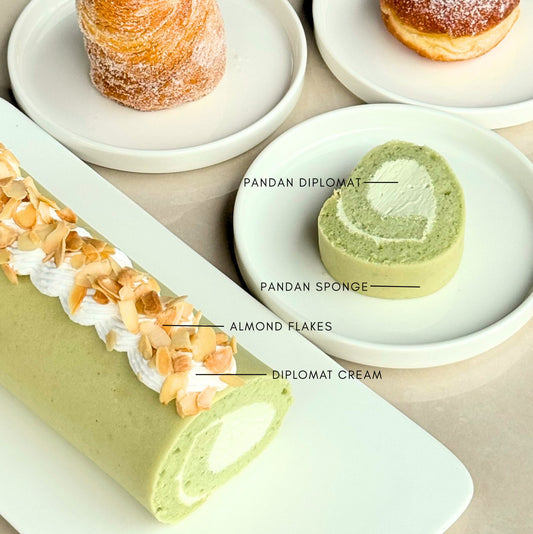 Pandan Swiss Roll