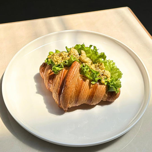 Scrambled Tofu Croissant