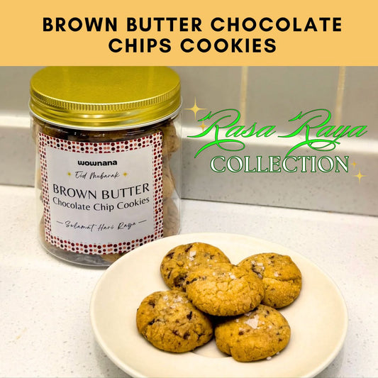 Brown Butter Choc Chips Cookies (220g)