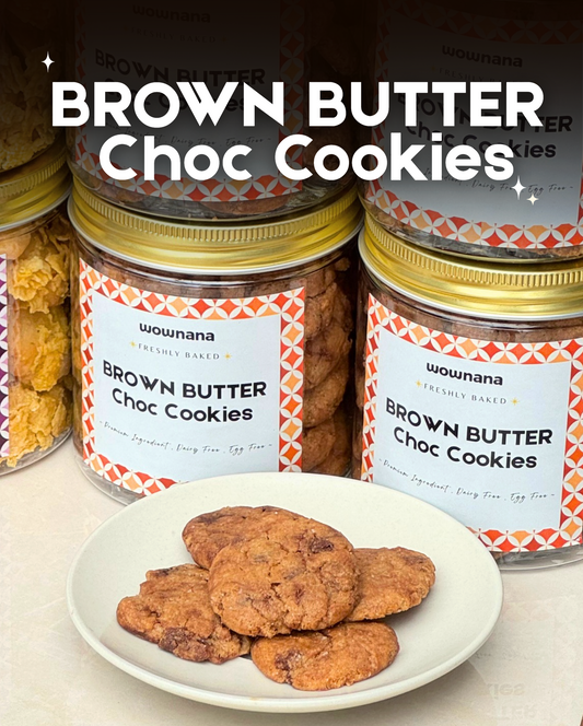 Brown Butter Choc Cookies