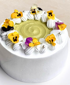 Gentle Bloom Pandan Cake