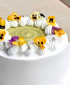 Gentle Bloom Pandan Cake