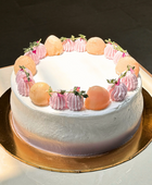 Rosy Lychee Shortcake