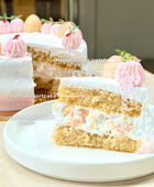 Mother's Day Rosy Lychee Shortcake
