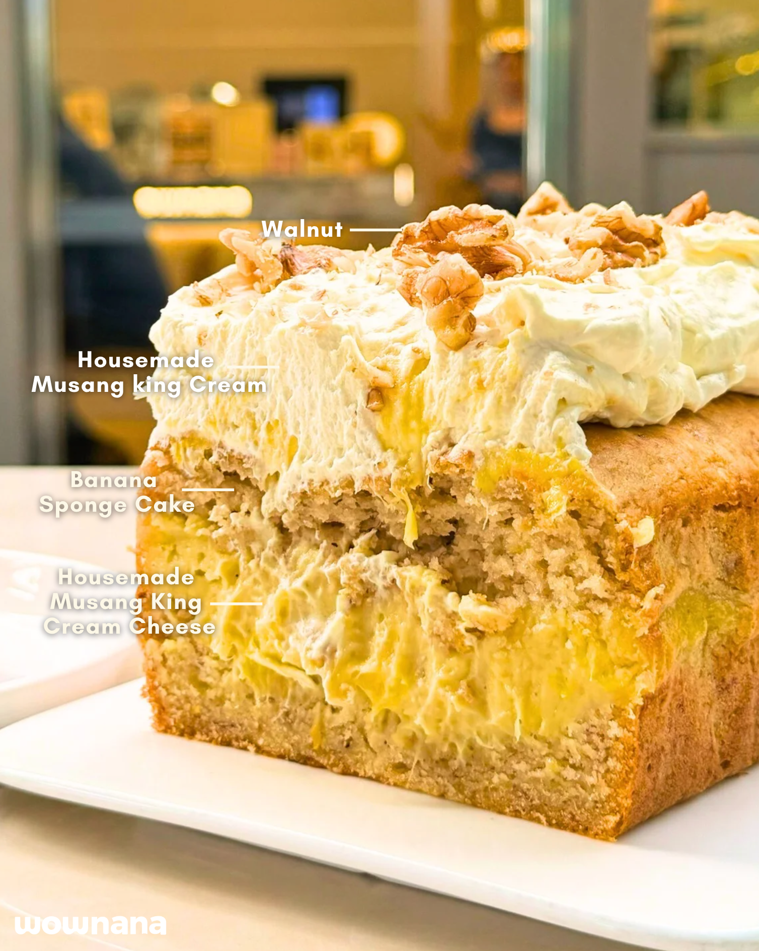 Musang Banana King Loaf Cake