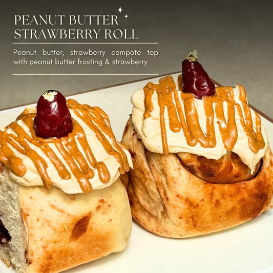 Peanut Butter Strawberry Roll
