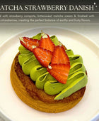 Matcha Strawberry Danish