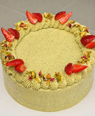 Pistachio Strawberry Cake