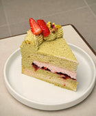 Pistachio Strawberry Cake