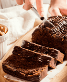 Eggless Double Chocolate Banana Loaf Cake 