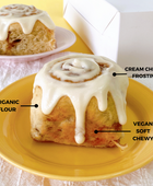 Cinnamon Rolls Bundle with Cream Cheese Frosting | Vegan Dessert
