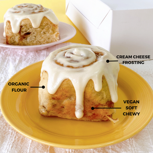 Cinnamon Rolls Bundle with Cream Cheese Frosting | Vegan Dessert